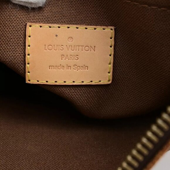 LOUIS VUITTON Odeon PM Shoulder Bag Monogram Leather Brown Spain M56390 76SJ503 - Picture 13 of 14